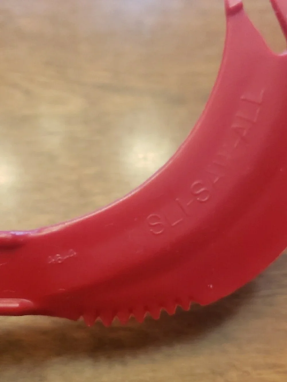 Vtg Tupperware Red Sli-Saw-All - The All In One Gadet